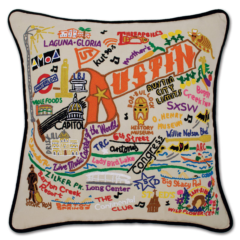 Catstudio Geography Pillows - Cities & Destinations
