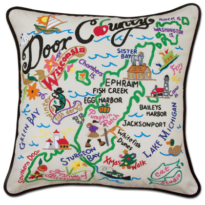 Catstudio Geography Pillows - Cities & Destinations