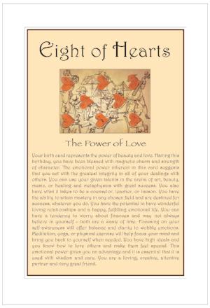 Eight of Hearts Birthday Card