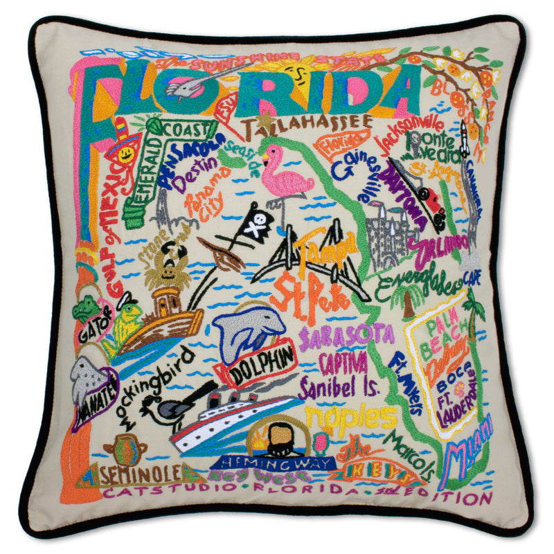Catstudio Geography Pillows - US States