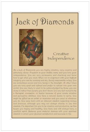 Jack of Diamonds Birthday Card