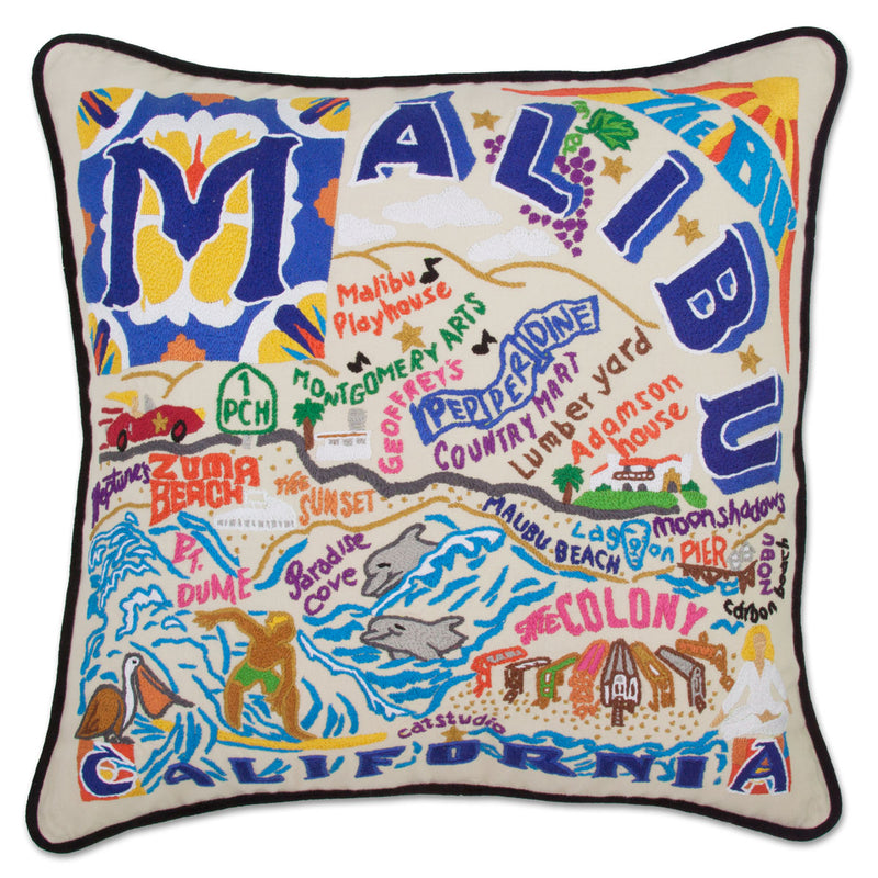 Catstudio Geography Pillows - Cities & Destinations
