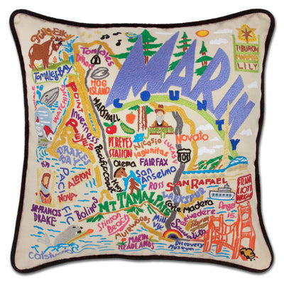 Catstudio Geography Pillows - Cities & Destinations