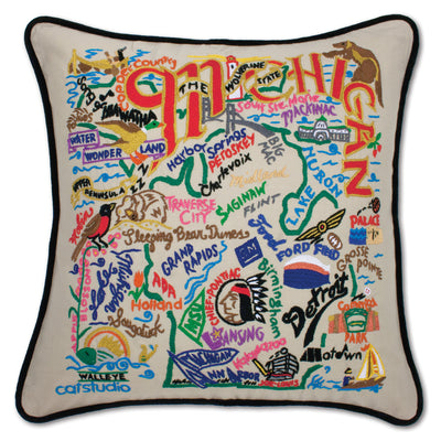 Catstudio Geography Pillows - US States