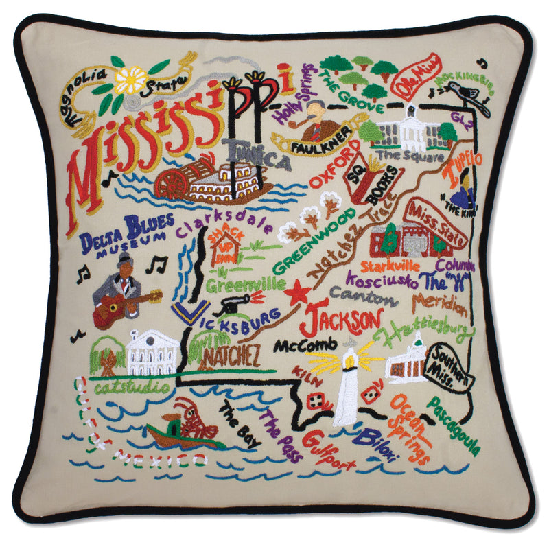Catstudio Geography Pillows - US States