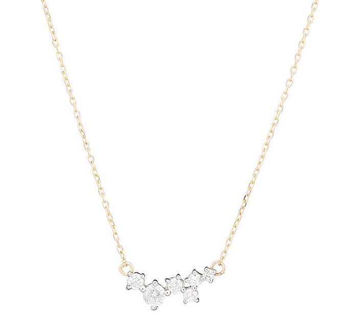 Scattered Diamond Necklace