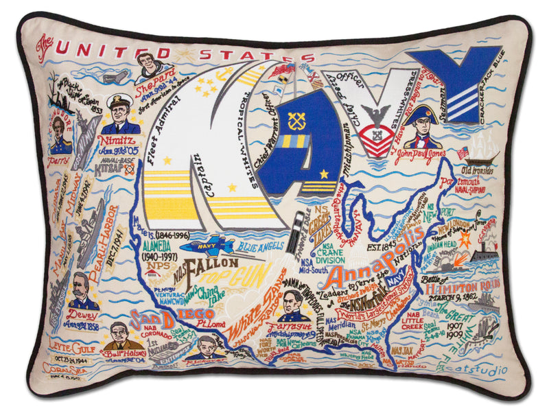 Catstudio Geography Pillow - Military Collection