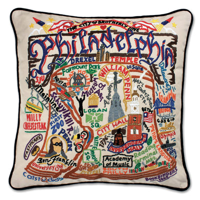 Catstudio Geography Pillows - Cities & Destinations