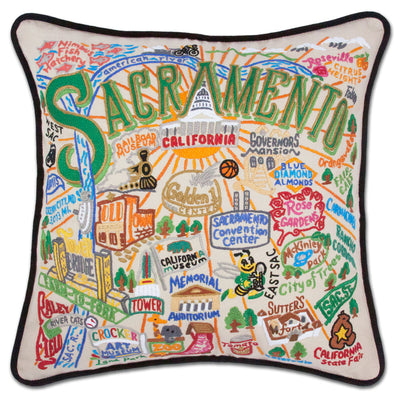 Catstudio Geography Pillows - Cities & Destinations