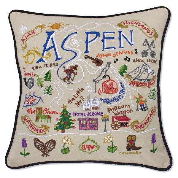 Catstudio Geography Pillow - Ski Collection