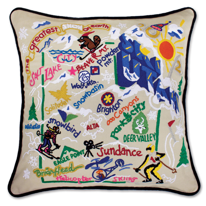 Catstudio Geography Pillow - Ski Collection