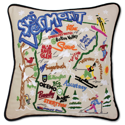 Catstudio Geography Pillow - Ski Collection