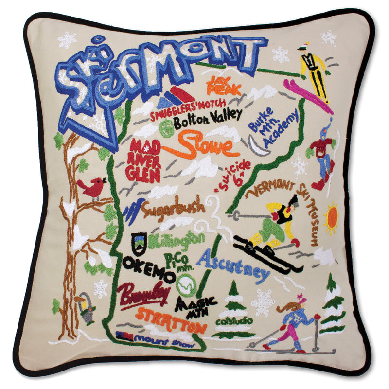 Catstudio Geography Pillow - Ski Collection