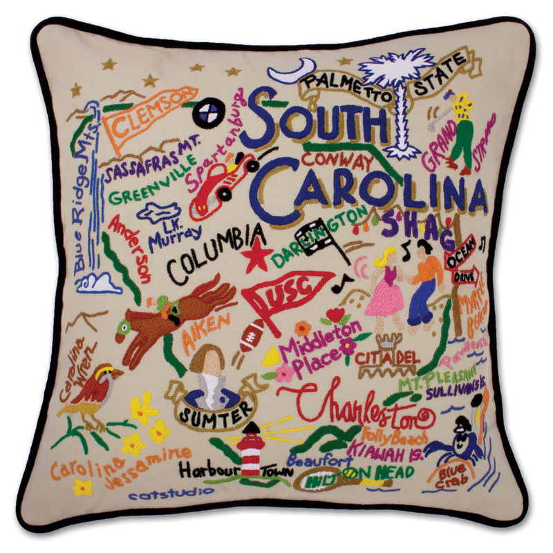 Catstudio Geography Pillows - US States
