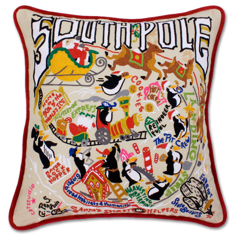 Catstudio Geography Pillow - Holiday Collection
