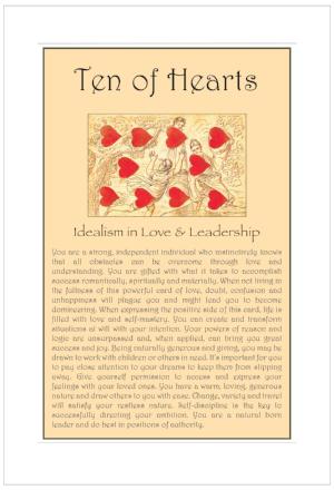 Ten of Hearts Birthday Card