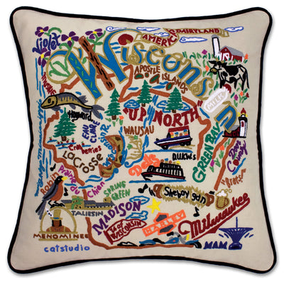 Catstudio Geography Pillows - US States